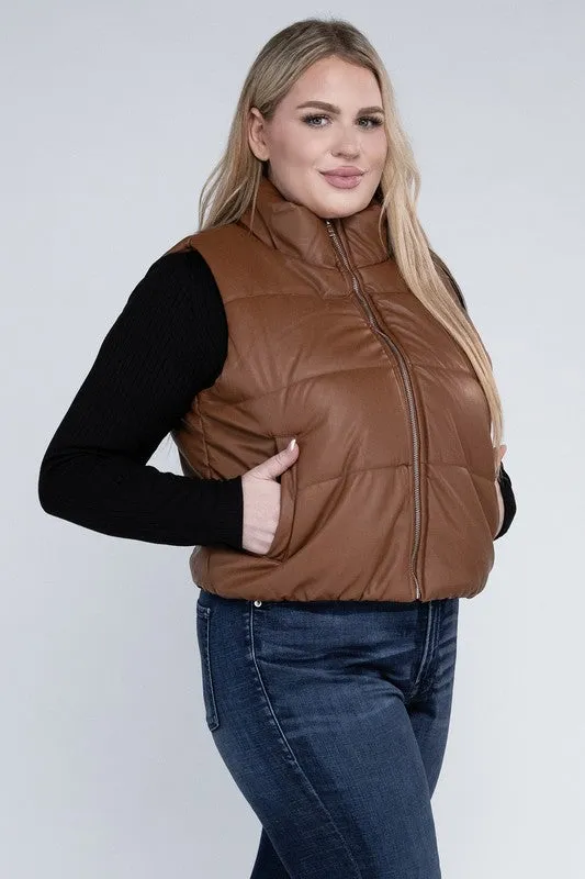 Ambiance Apparel Plus Puff Vest
