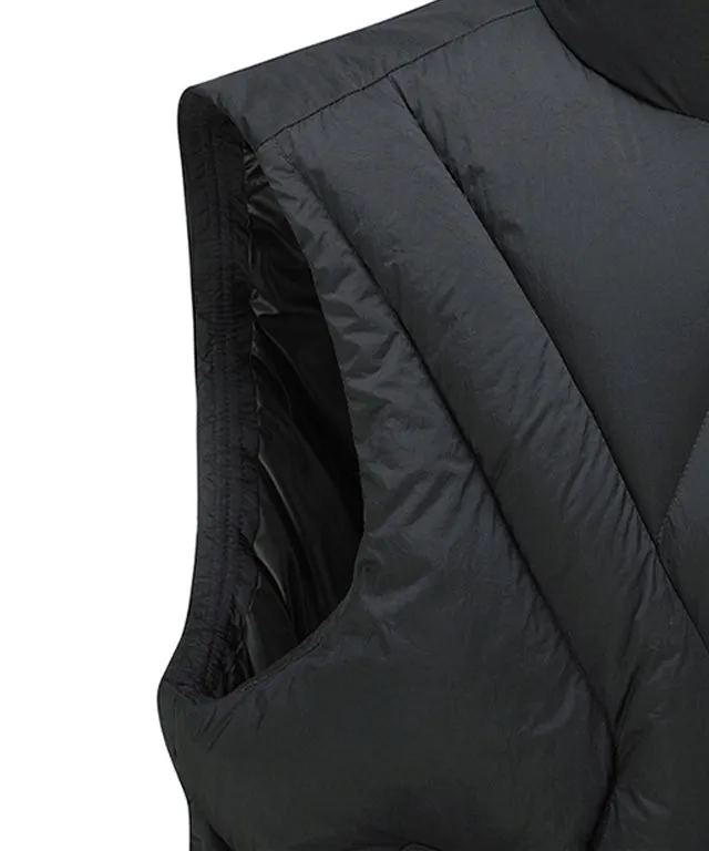 ANEW Golf: Men's Panel Down Vest - Grey