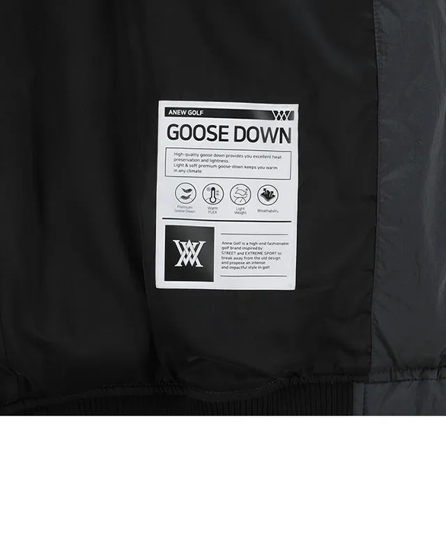 ANEW Golf: Men's Panel Down Vest - Grey