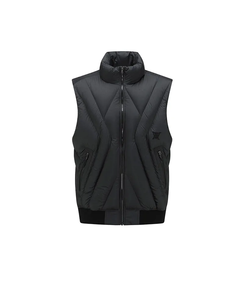 ANEW Golf: Men's Panel Down Vest - Grey