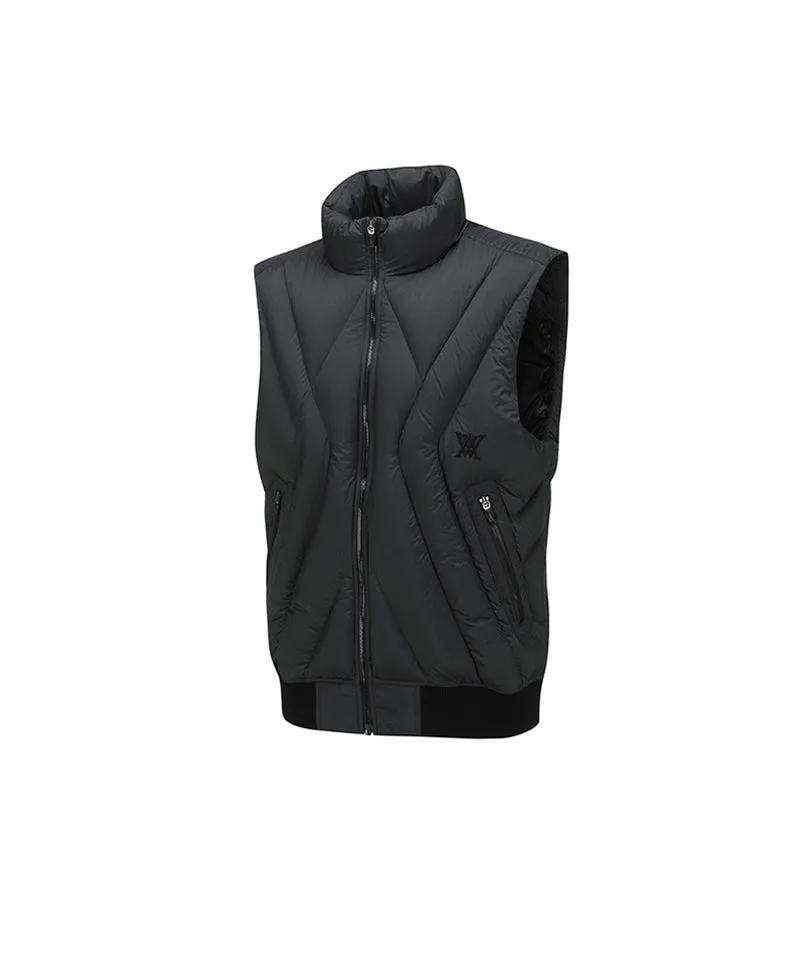 ANEW Golf: Men's Panel Down Vest - Grey