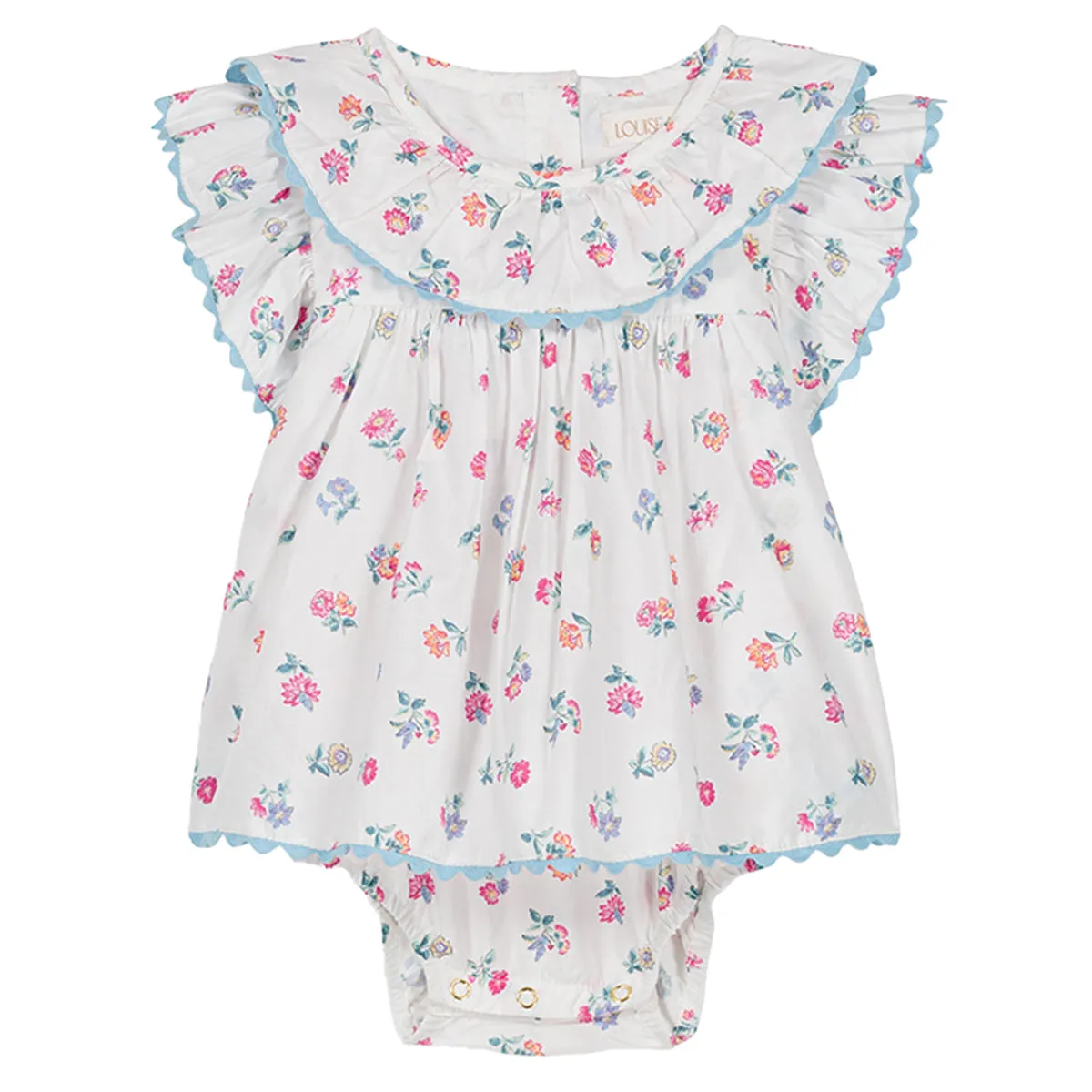 Anusha White Felicita Flower Romper