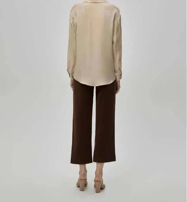 Apricot Long Sleeve Relaxed Fit Shirt