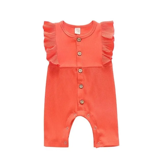 Baby Ribbed Rompers