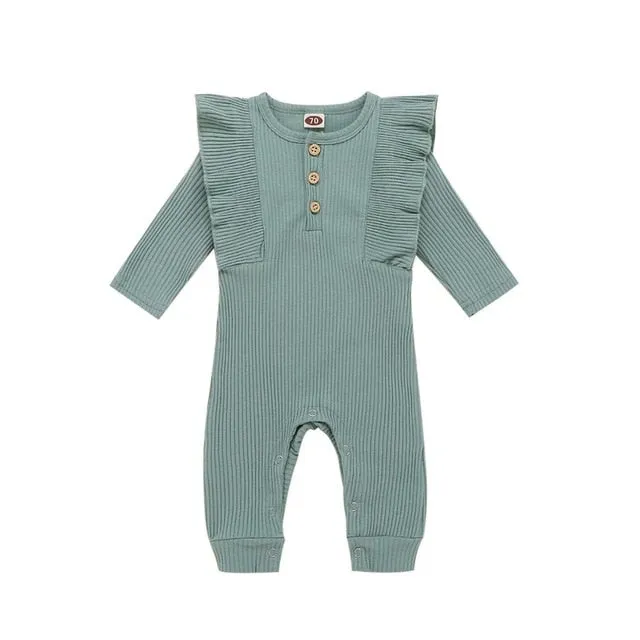 Baby Ribbed Rompers