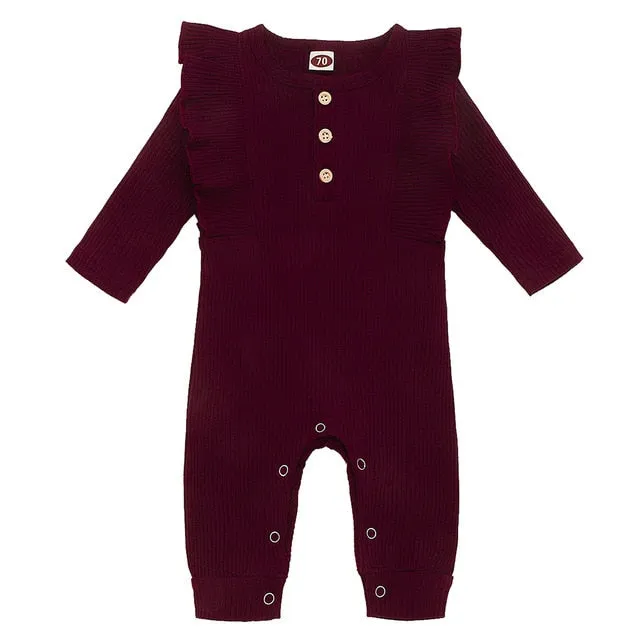 Baby Ribbed Rompers