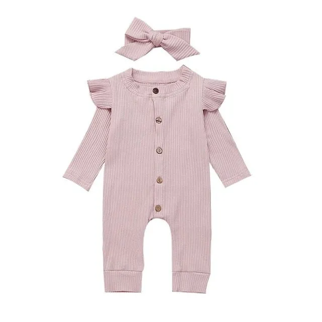Baby Ribbed Rompers