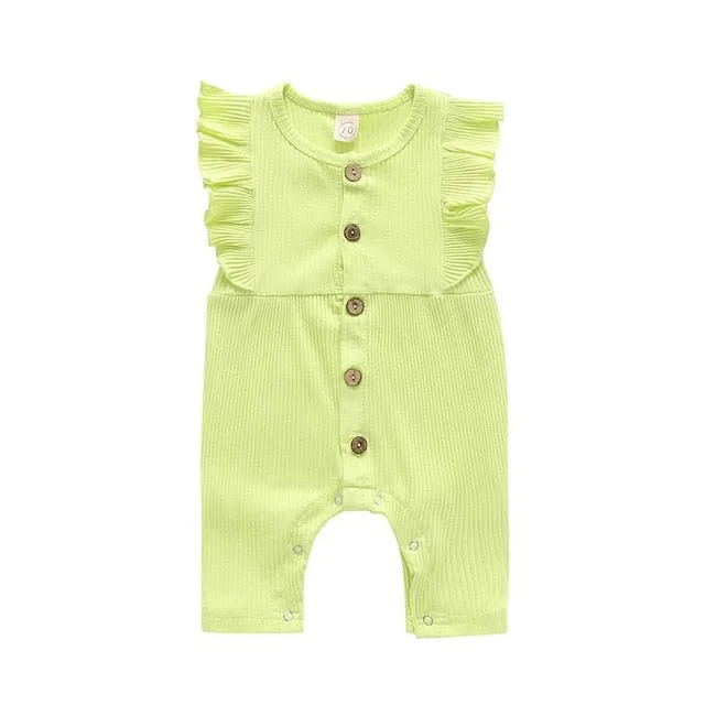 Baby Ribbed Rompers