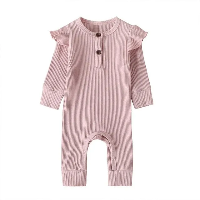 Baby Ribbed Rompers