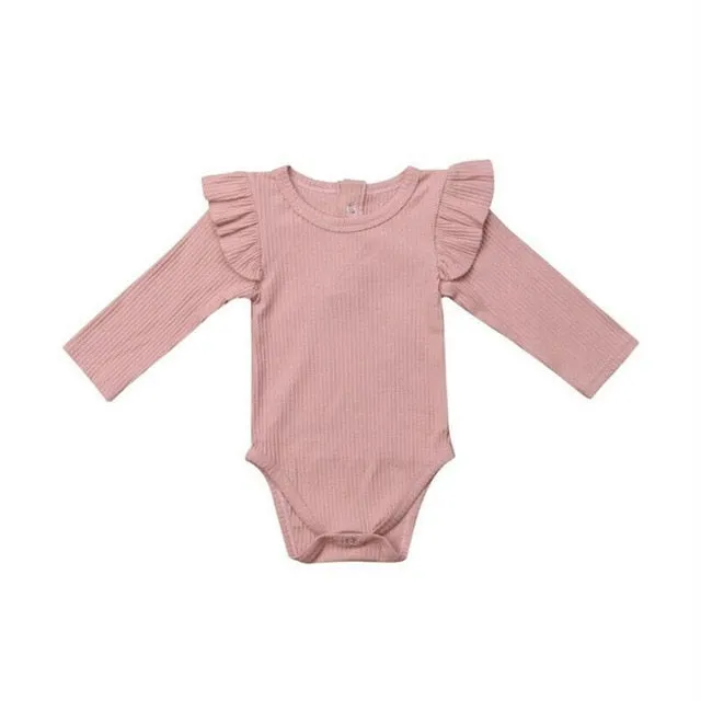 Baby Ribbed Rompers