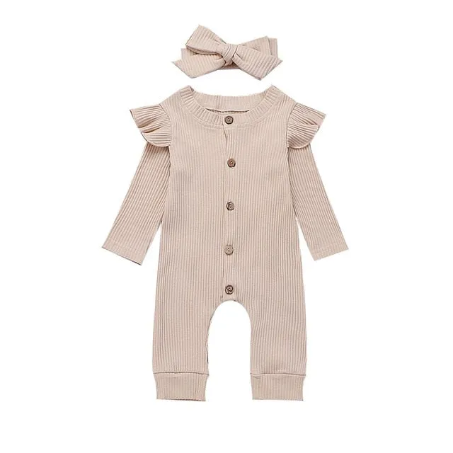 Baby Ribbed Rompers