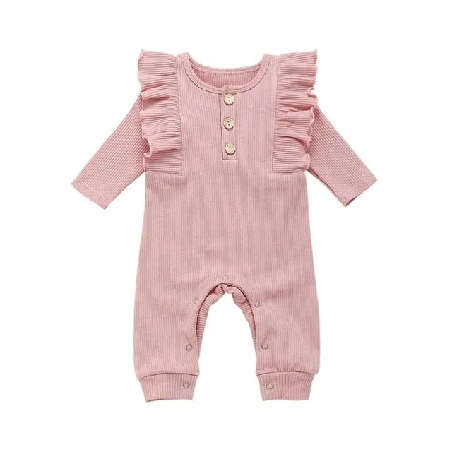 Baby Ribbed Rompers
