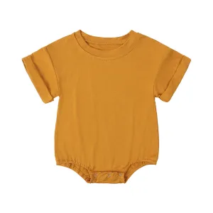 Baby Summer Romper - Tan