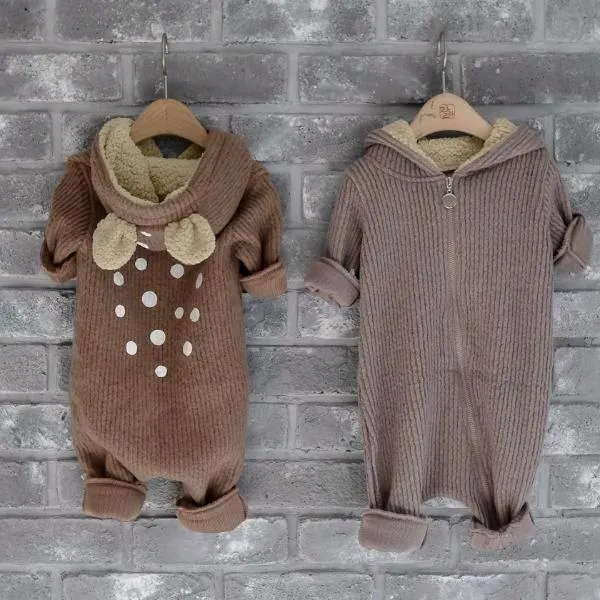 Bambi Winter Jumpsuit in Grey