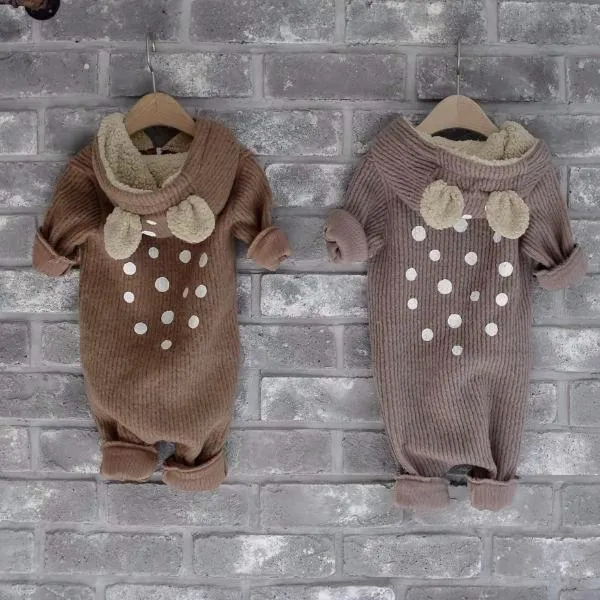 Bambi Winter Jumpsuit in Grey