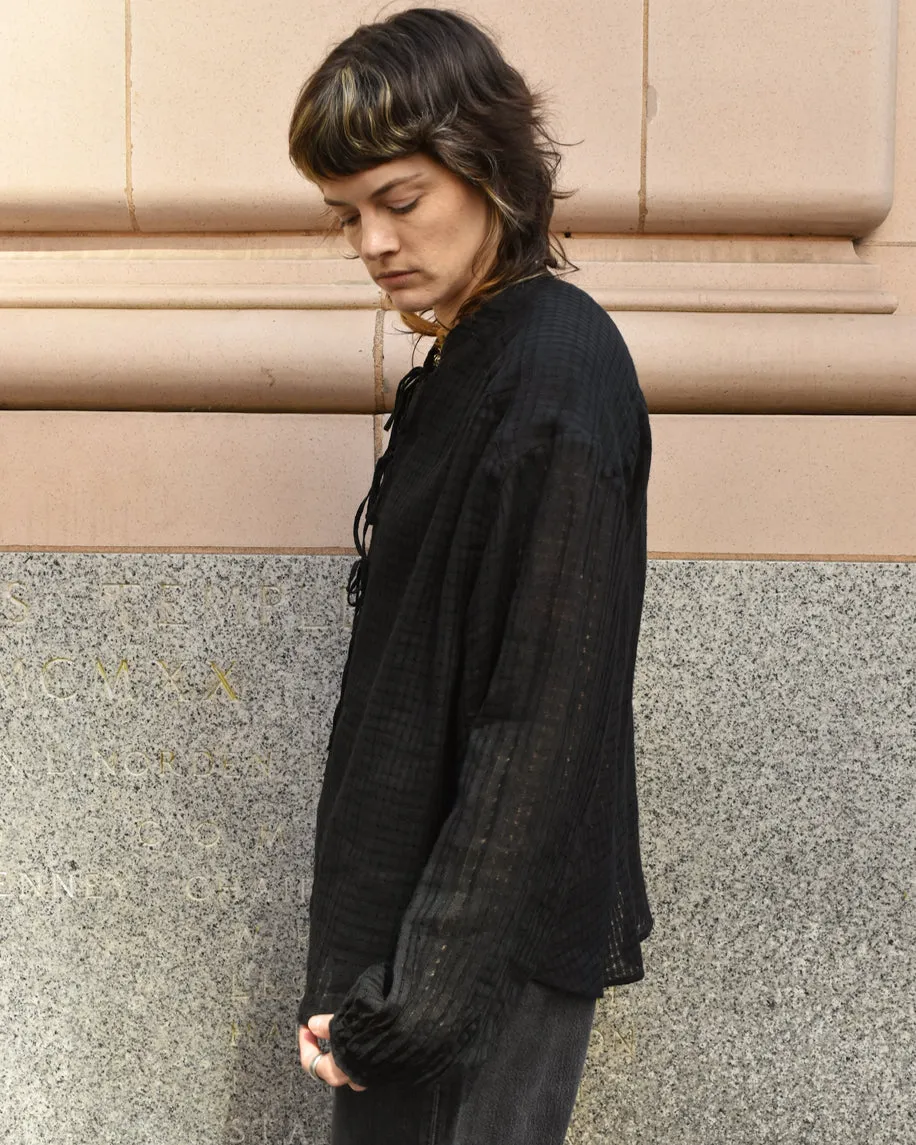 Barena Prisca Spiraglio Top in Nero