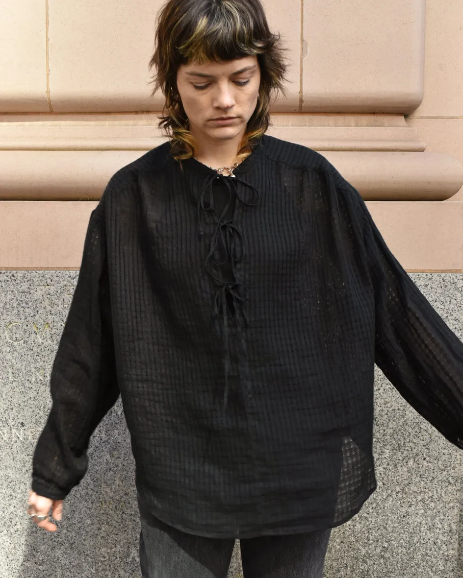 Barena Prisca Spiraglio Top in Nero