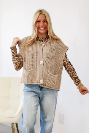 Big Dreams Sleeveless Sweater Vest