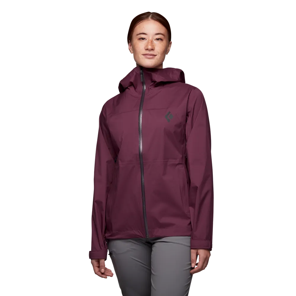 Black Diamond Women's Stormline Stretch Rain Shell