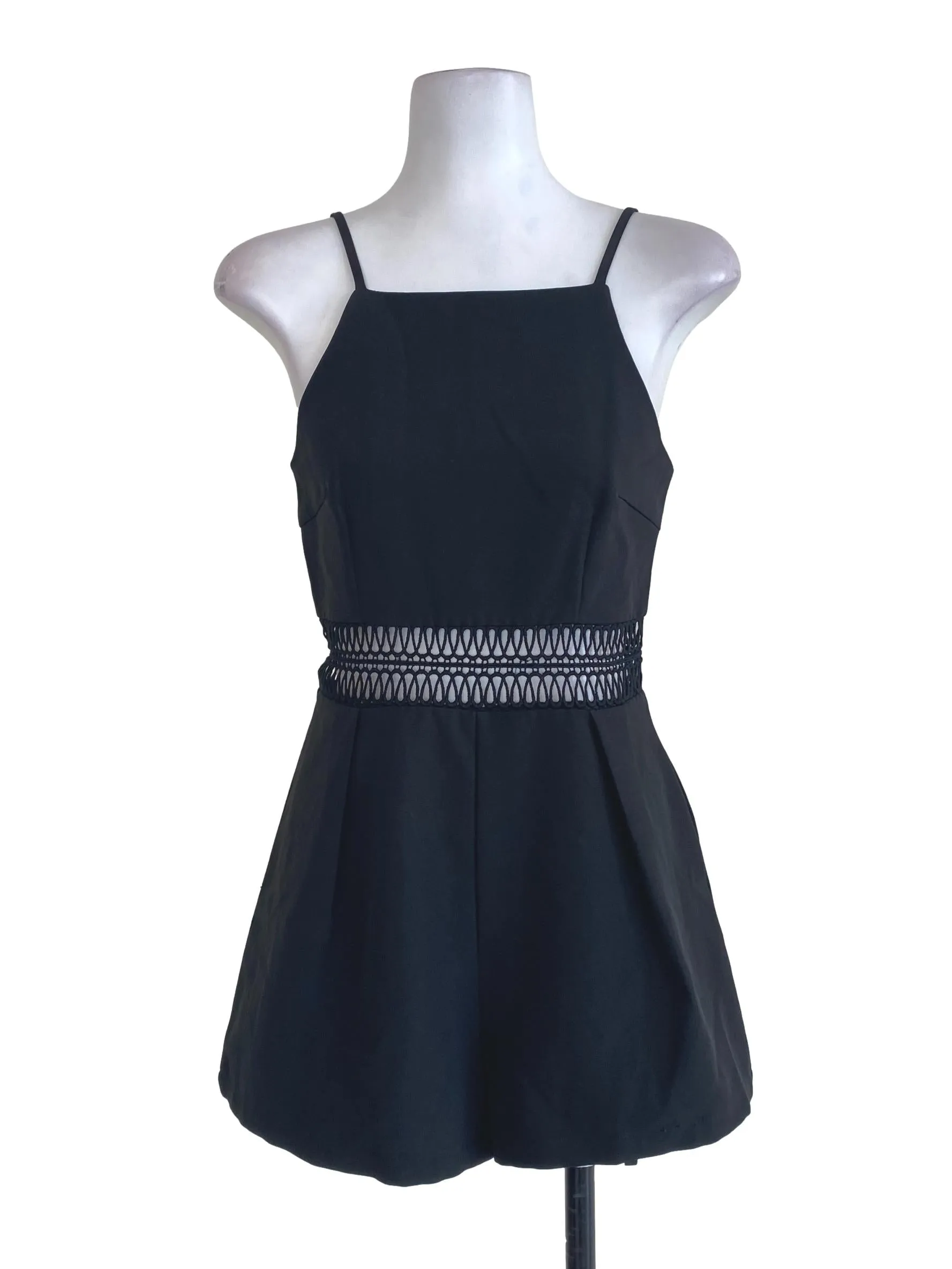 Black Mini Rompers TEM
