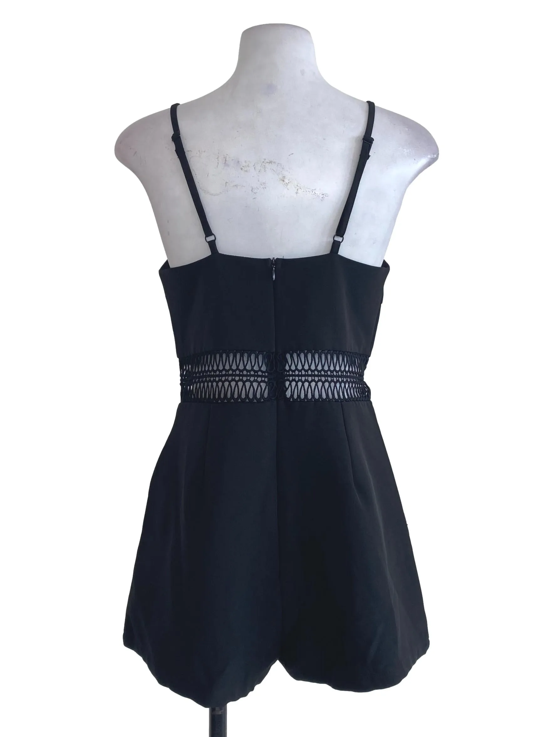 Black Mini Rompers TEM