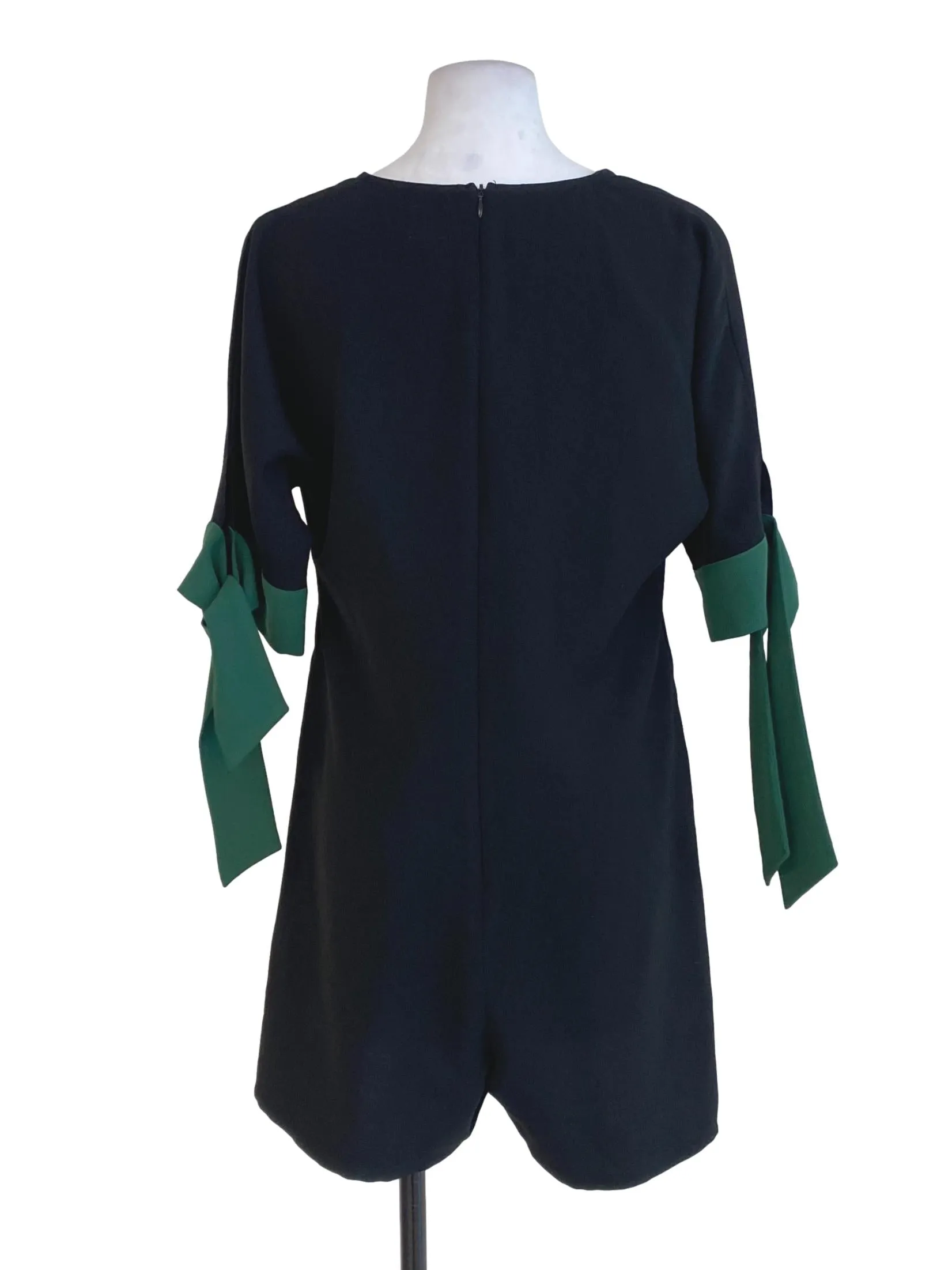 Black V Neck Rompers