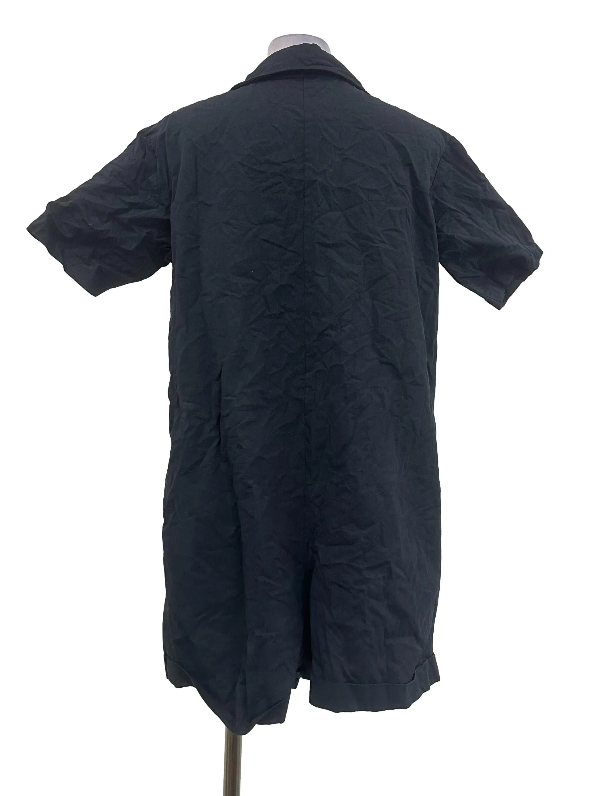 Blue Button Romper OSN