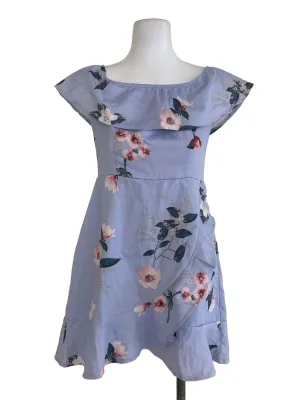 Blue Floral Romper