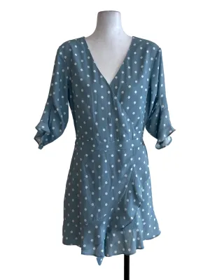 Blue Polka Dot Rompers