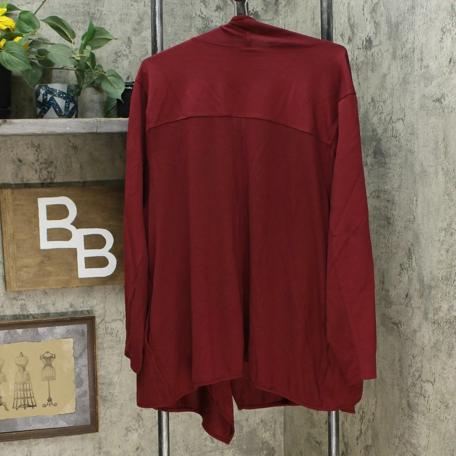 DG2 by Diane Gilman Women's Plus Size Eco Ponte Knit Drape Front Easy Jacket