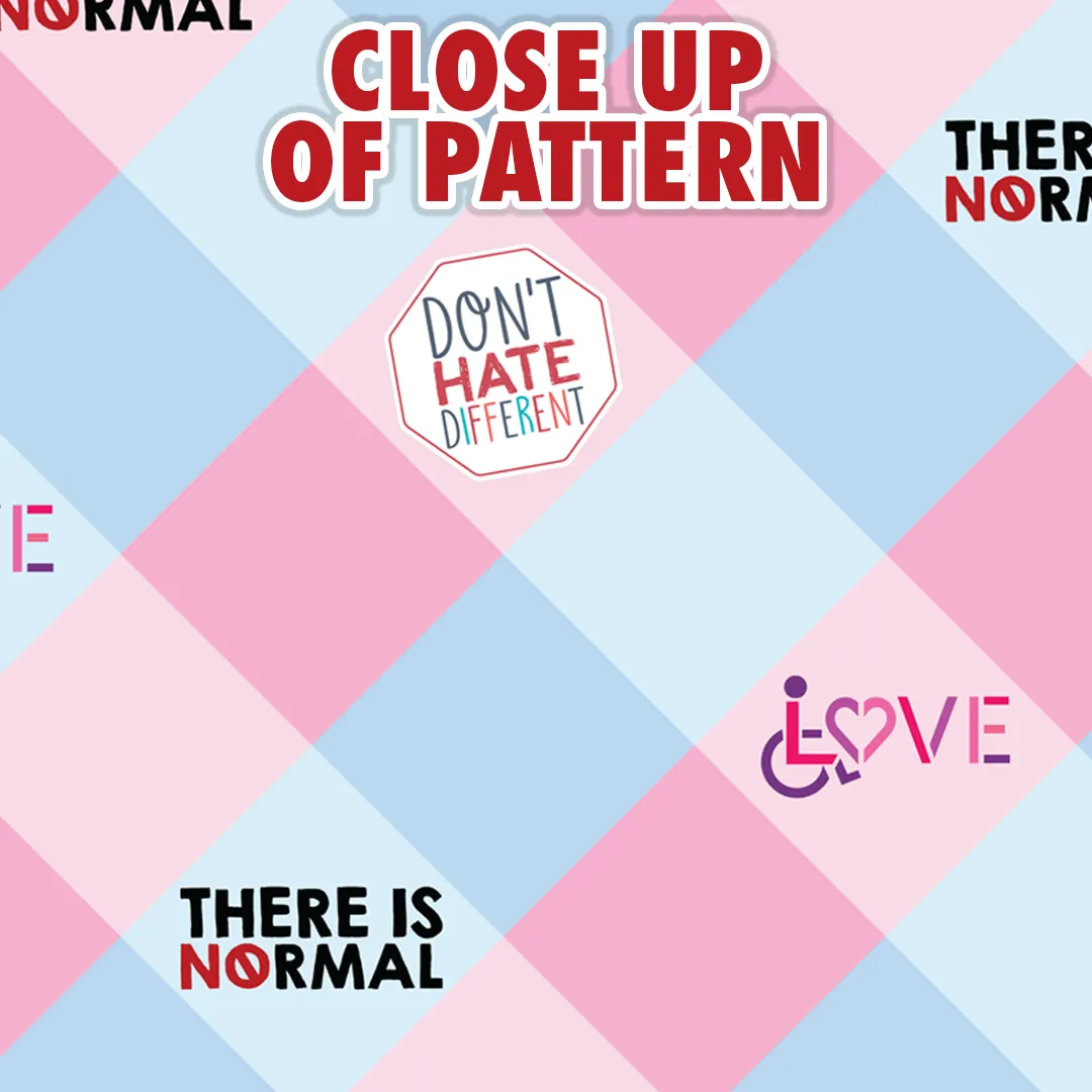 Disability Themed Small Patchwork (Women's Joggers) Pastel Colors