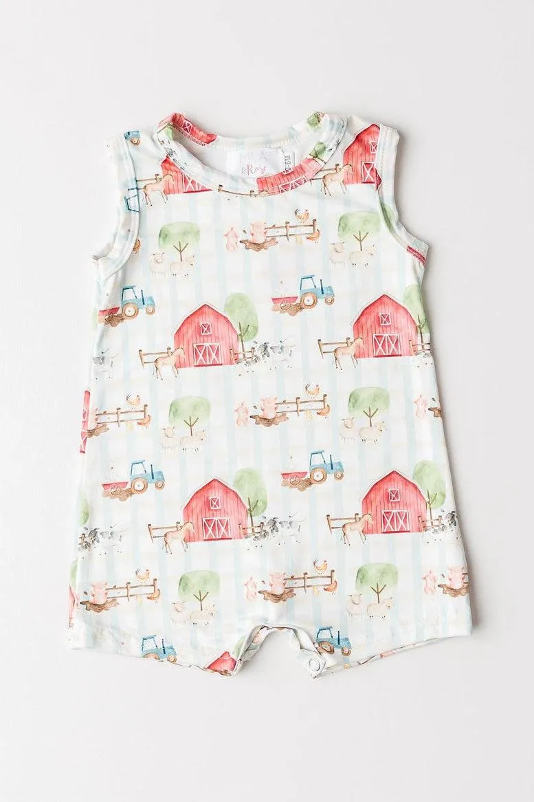Farm Animals Shorty One-Piece