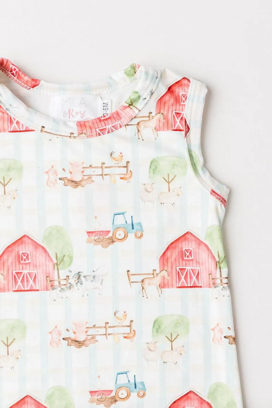 Farm Animals Shorty One-Piece