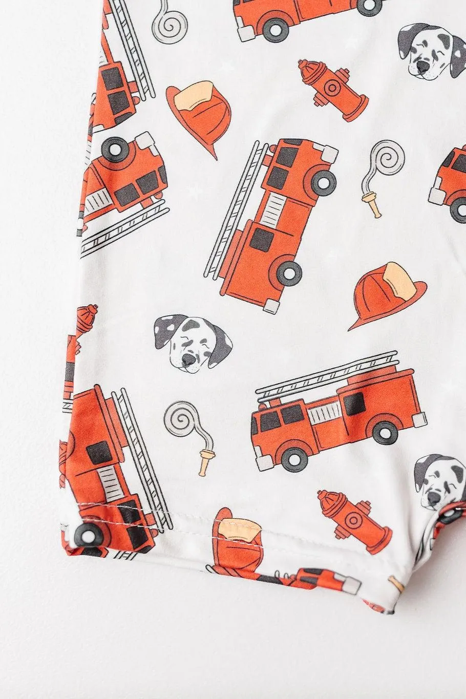 Firetrucks Shorty One-Piece