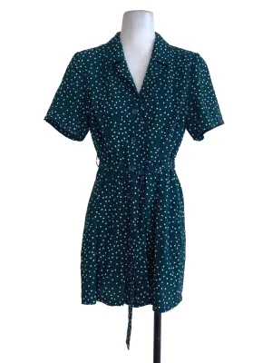 Green Polka Dot Rompers