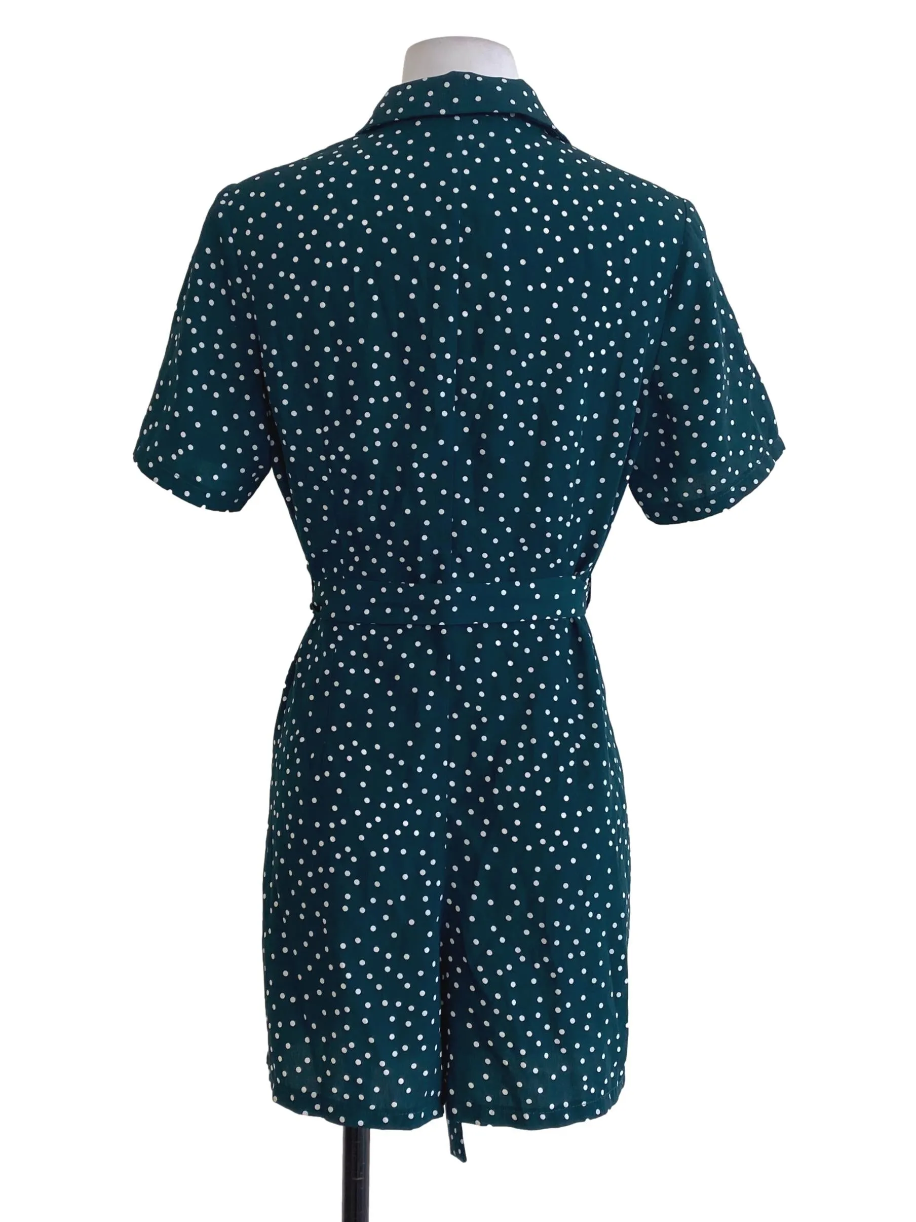 Green Polka Dot Rompers