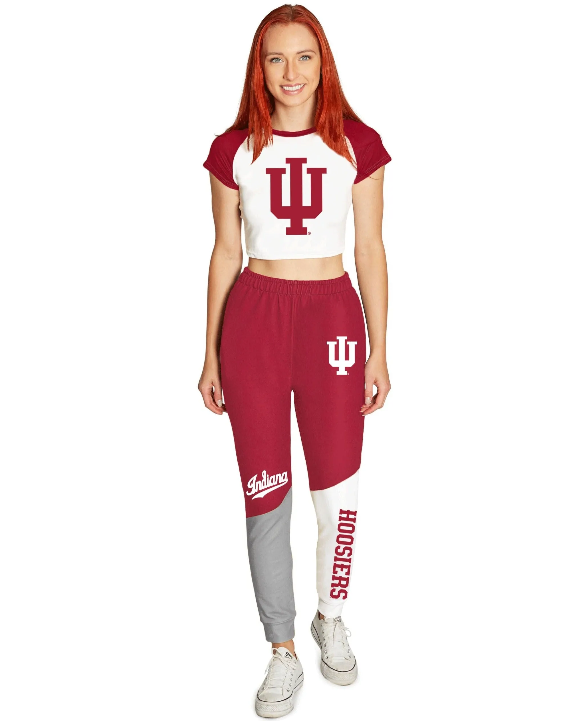 Indiana Hoosiers Color Block Sweatpants