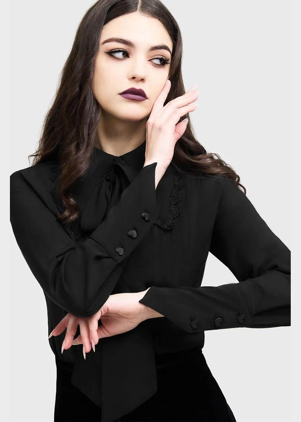 Killstar Lyricore Blouse Black