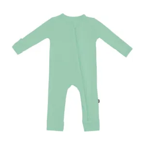 Kyte Baby Zippered Romper in Wasabi