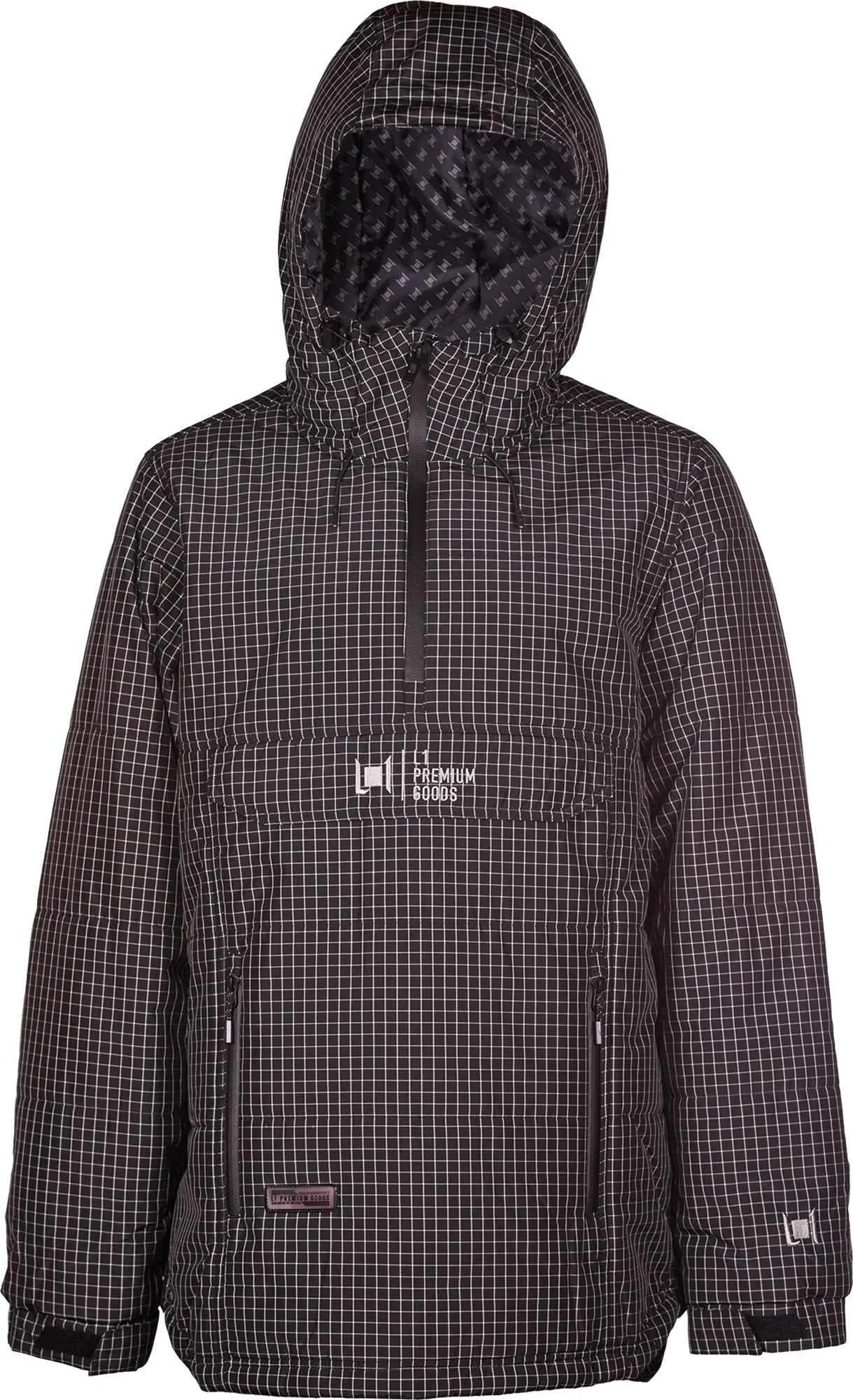 L1 Aftershock Mens Jacket Black Check