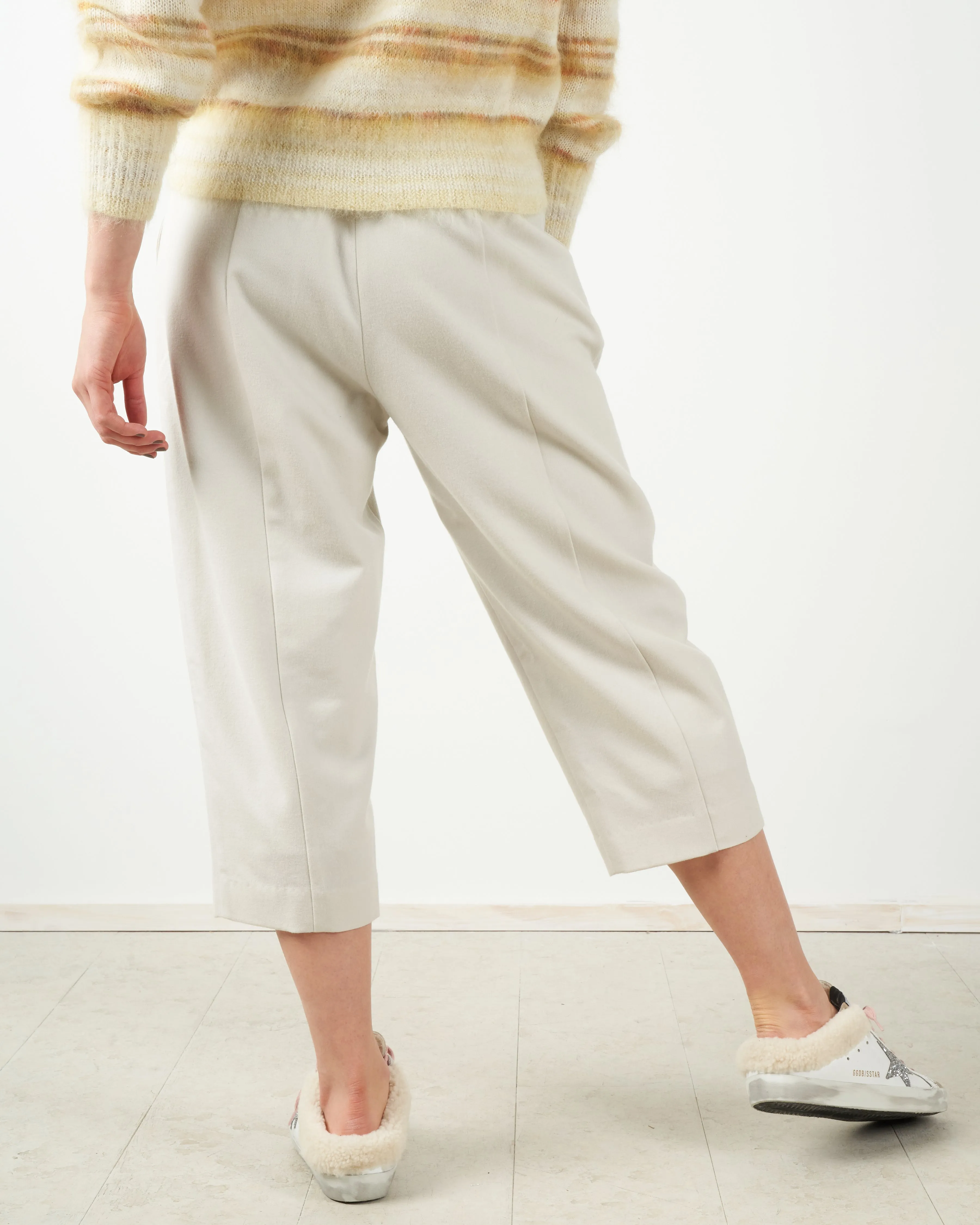 laminar coat w/ side snaps - white