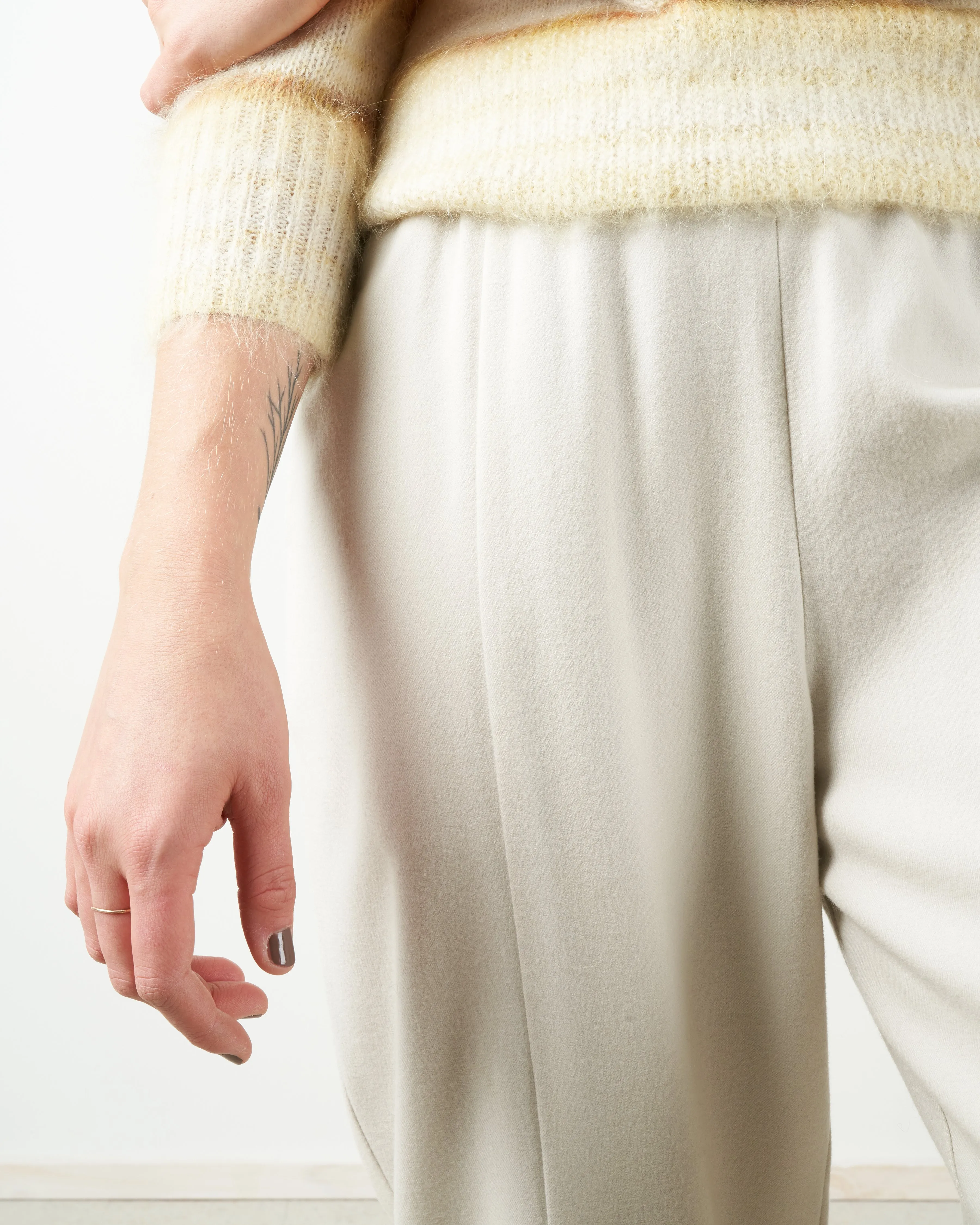 laminar coat w/ side snaps - white
