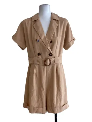 Latte Buckle Rompers