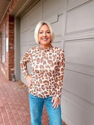Leopard Kind of Love Top