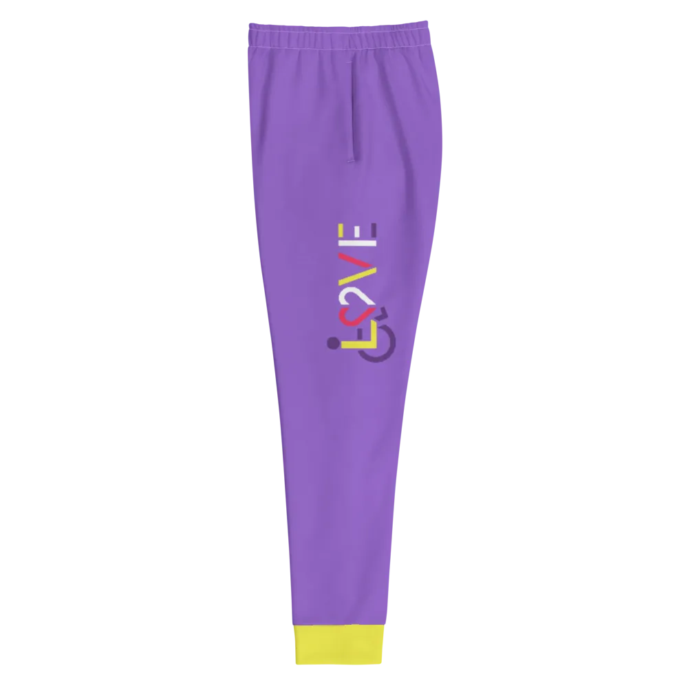 LOVE (for the Disability Community) Women's Color Block Joggers