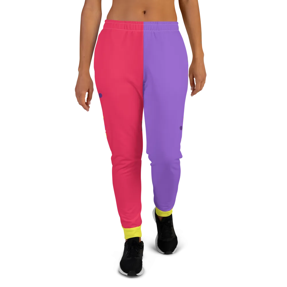 LOVE (for the Disability Community) Women's Color Block Joggers