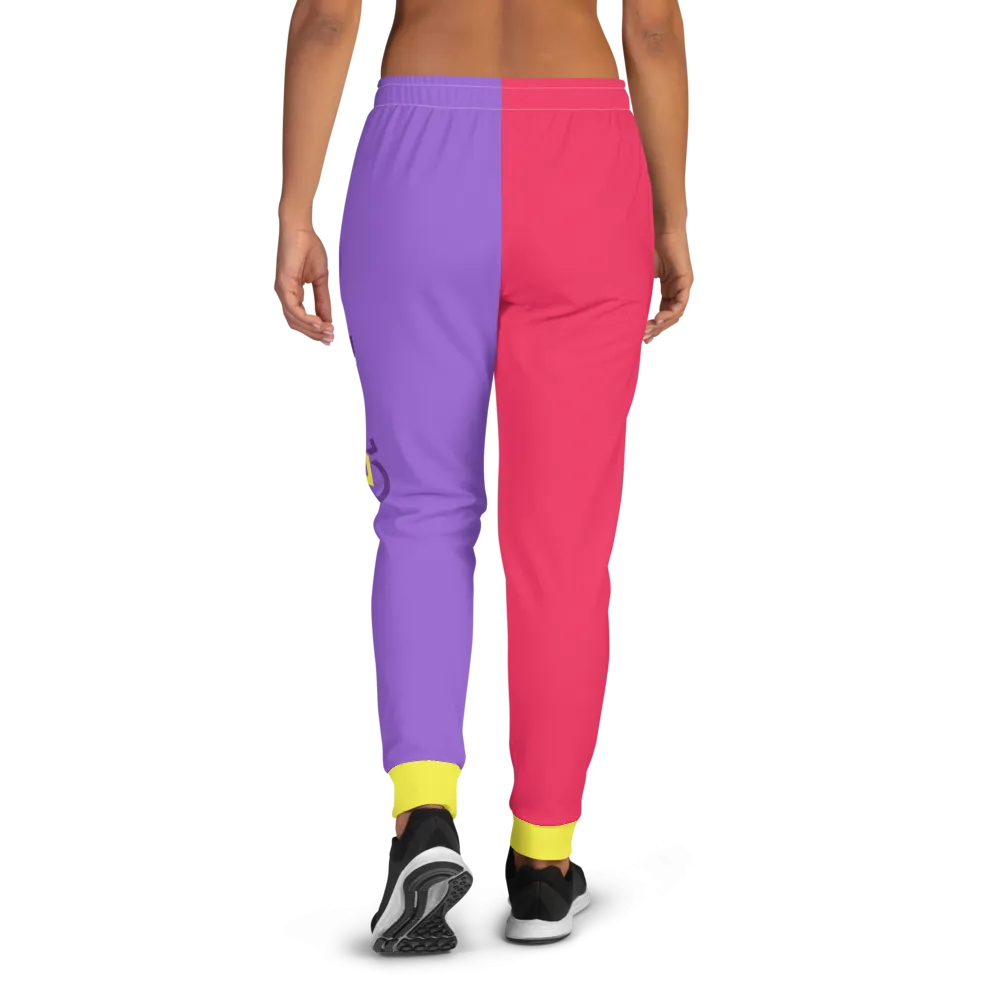 LOVE (for the Disability Community) Women's Color Block Joggers