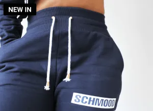 Low-key/Cozy Joggers 2.0 -  Navy Blue/White