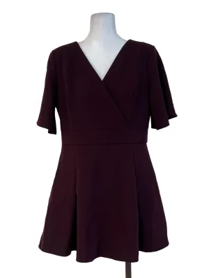 Maroon Cross Rompers
