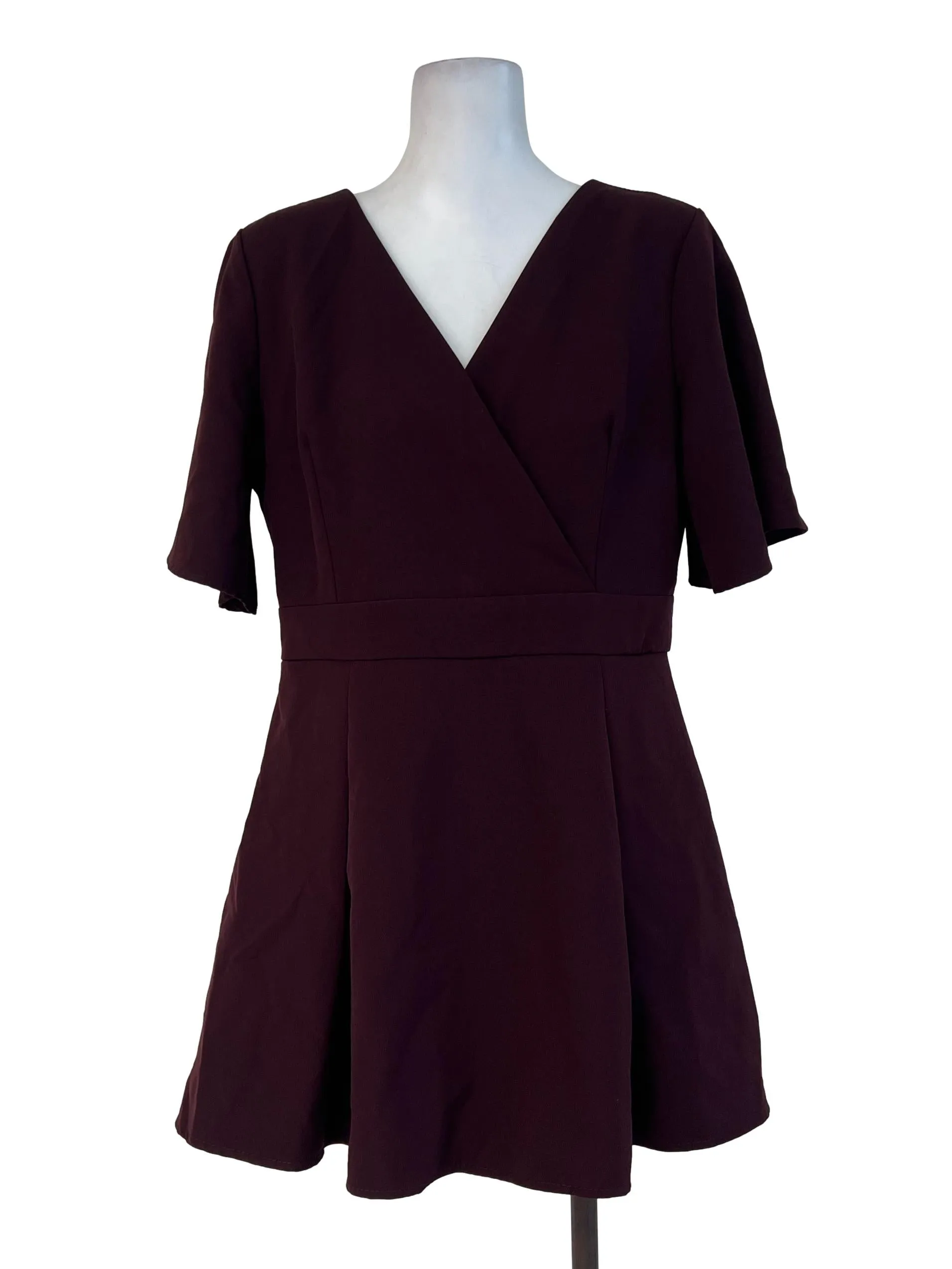 Maroon Cross Rompers